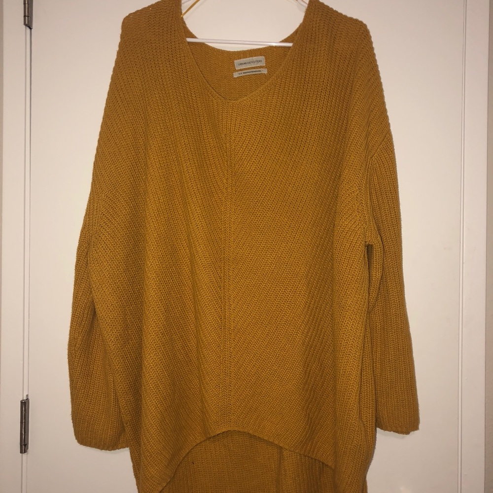 Oversized Mustard Urban Outfitters Sweater
